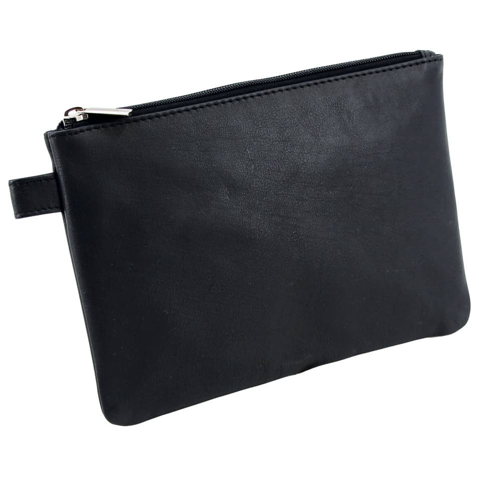 Mehrwegbeutel, 23x16cm, Echtleder, schwarz ALASSIO 42233 ALASSIO 42233 Echt Leder