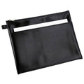 Utensilientasche mit Vortasche, 25x19cm, Lederimitat, schwarz ALASSIO 42230 ALASSIO 42230 mit Vortasche Lederimitat