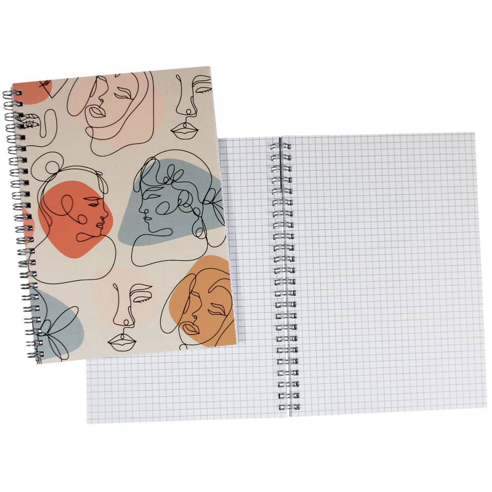 Spiralnotizbuch 80 70g/m² A5 kariert Abstrakt DONAU 1348103-99 DONAU 1348103-99 kariert