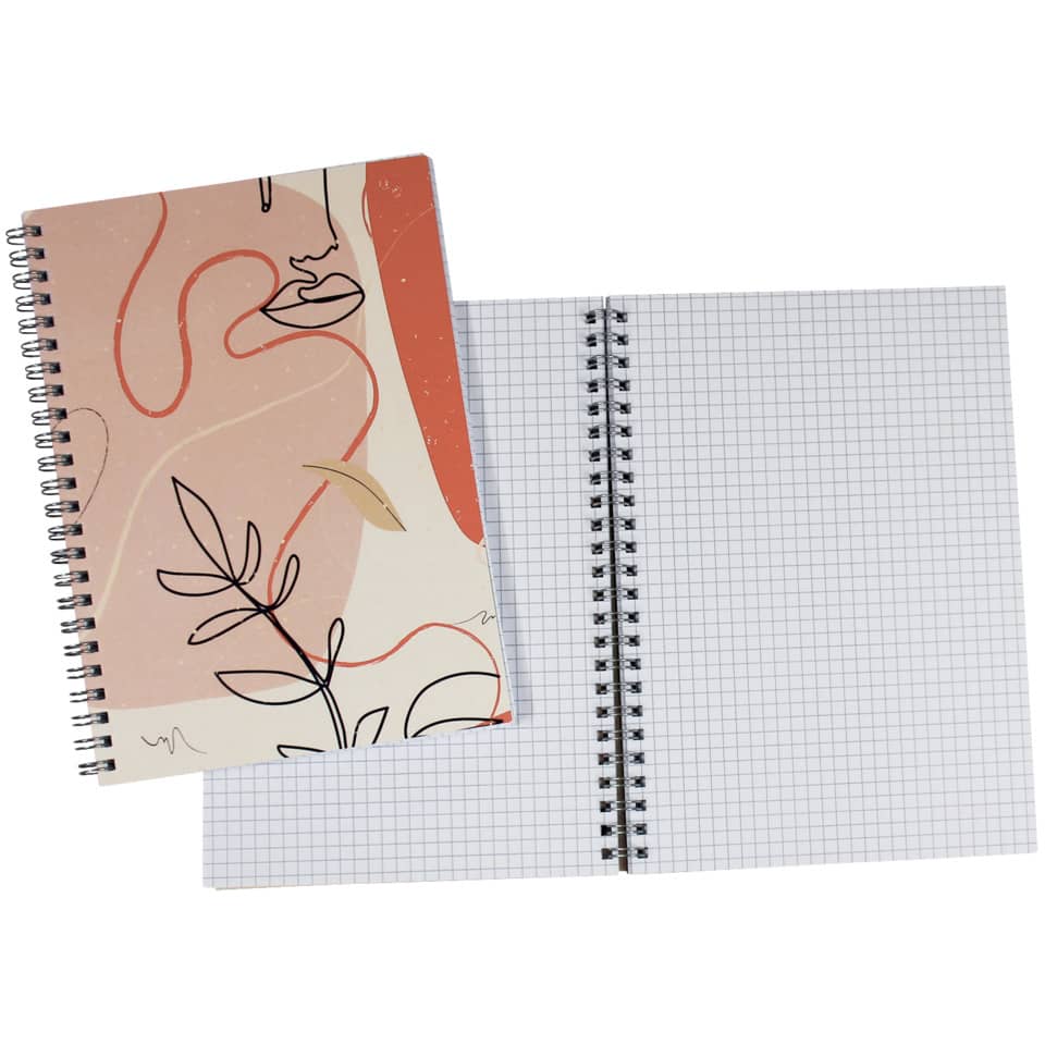 Spiralnotizbuch 80 70g/m² A5 kariert Abstrakt DONAU 1348103-99 DONAU 1348103-99 kariert
