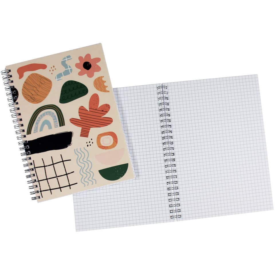 Spiralnotizbuch 80 70g/m² A5 kariert Abstrakt DONAU 1348103-99 DONAU 1348103-99 kariert