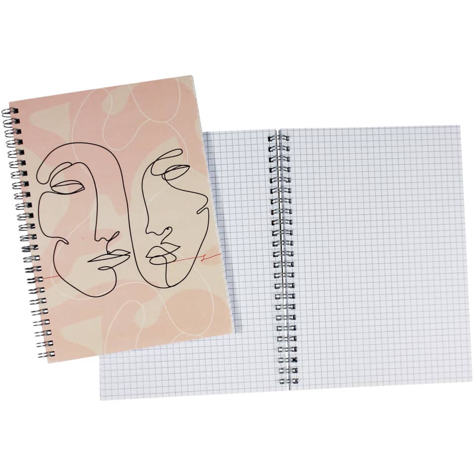 Spiralnotizbuch 80 70g/m² A5 kariert Abstrakt DONAU 1348103-99 DONAU 1348103-99 kariert