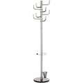 Standgarderobe, pulverbeschichtetes Metall, 172 cm, Ø 37,5 cm, silber ALCO 2802 ALCO 2802 Höhe 172cm