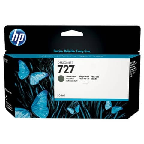 Original HP Tintenpatrone schwarz foto (F9J79A,727,NO727)