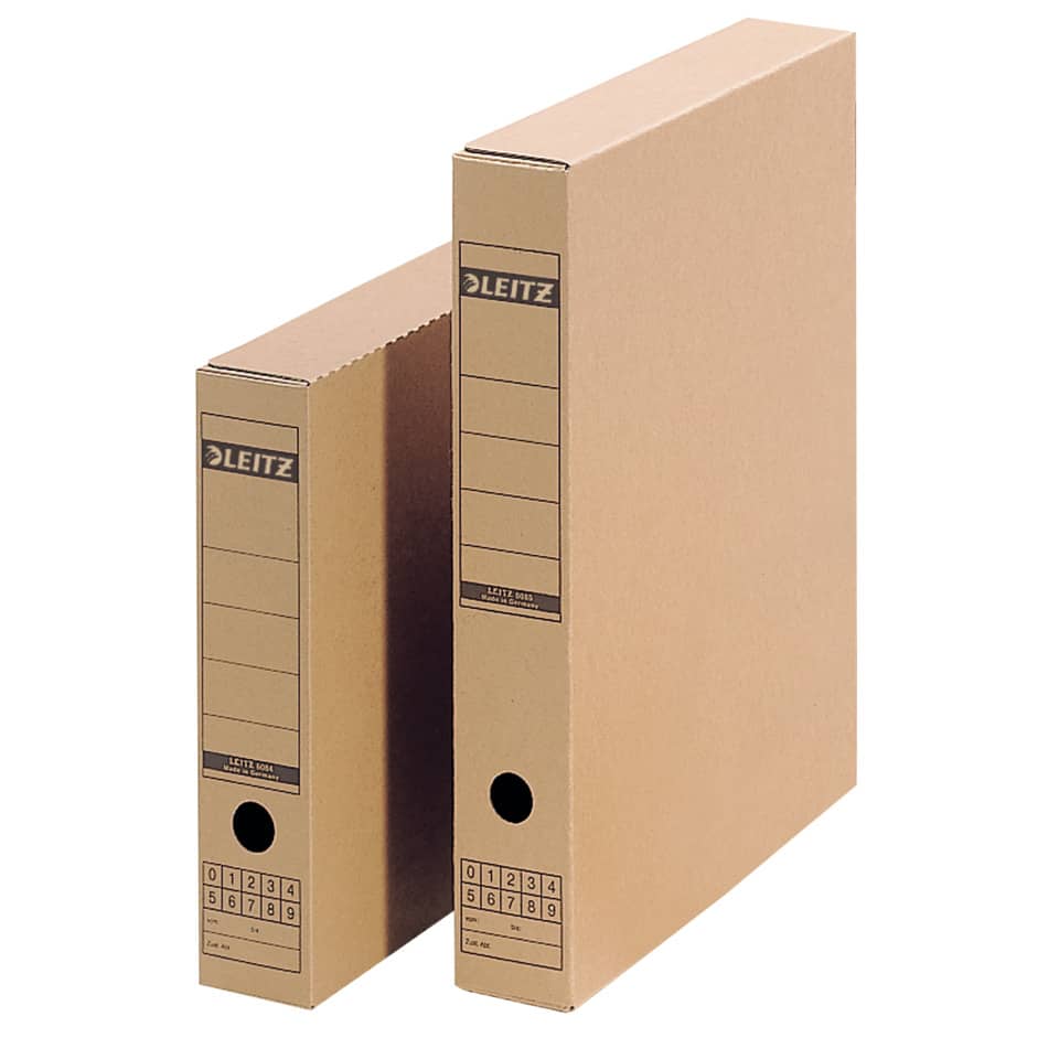 Archiv-Schachtel, A3, mit Verschlusslasche, naturbraun LEITZ 6085-00-00