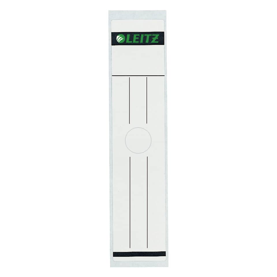 Hängeordner-Rückenschild selbstklebend, 61 x 297 mm, breit/lang, 10 Stück, grau LEITZ 6093-00-85 LEITZ 6093 85 SK f.Hängeordner