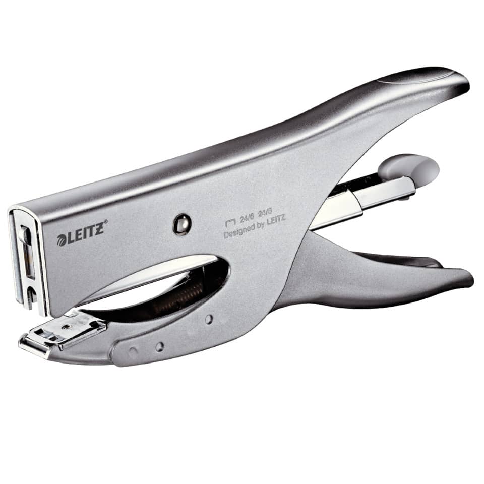 Heftzange, 15 Blatt, Einlegetiefe 49,5 mm, matt/silber LEITZ 5549-00-81