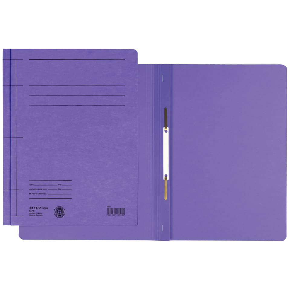 Schnellhefter Rapid, A4, Manilakarton, violett LEITZ 3000-00-65 LEITZ 30000065 Karton 250g