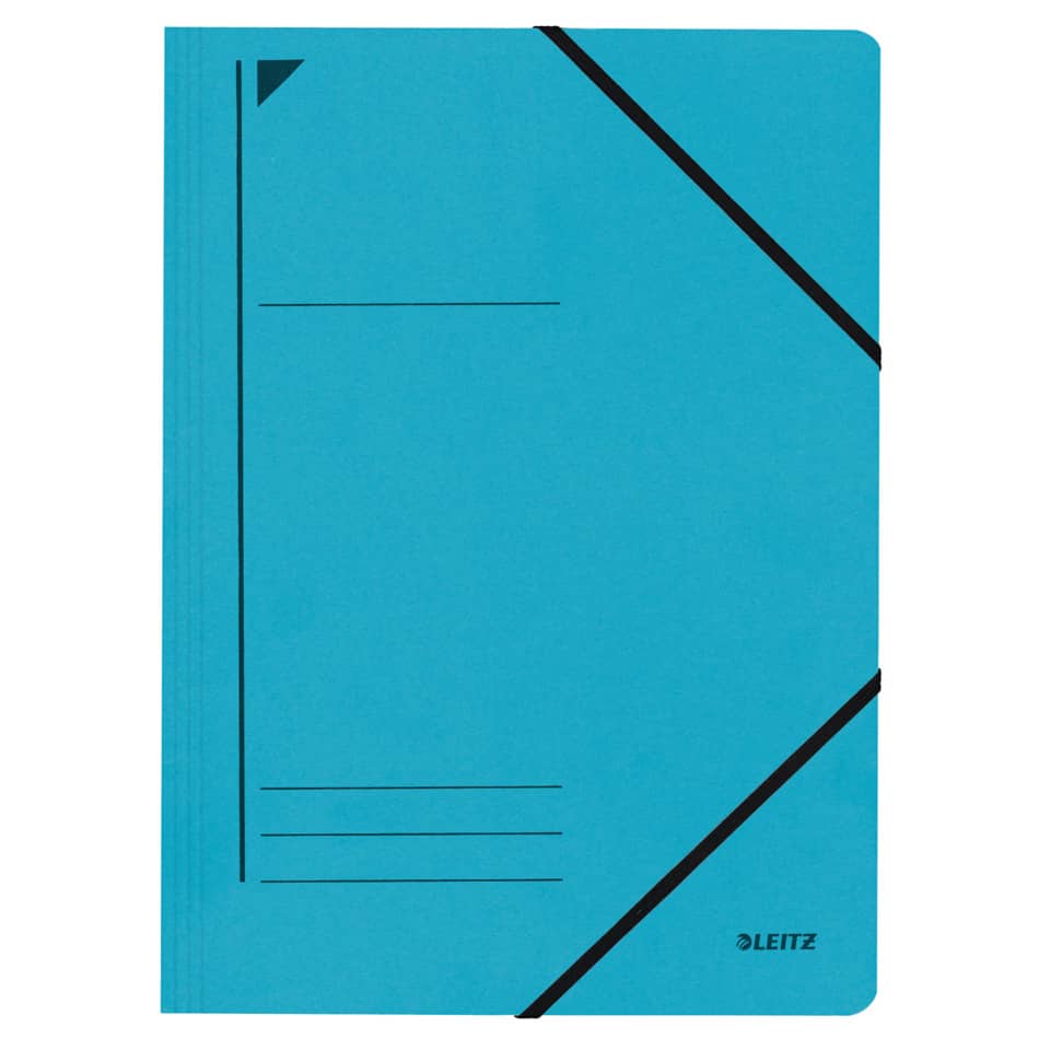 Eckspanner, A4, Füllhöhe 300 Blatt, Pendarec-Karton, blau LEITZ 3980-00-35 LEITZ 39800035 Karton 450g