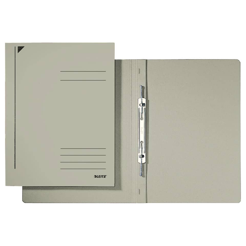 Spiralhefter, A4, kfm. Heftung, Pendarec-Karton, grau LEITZ 3040-00-85 LEITZ 30400085 Karton 430g