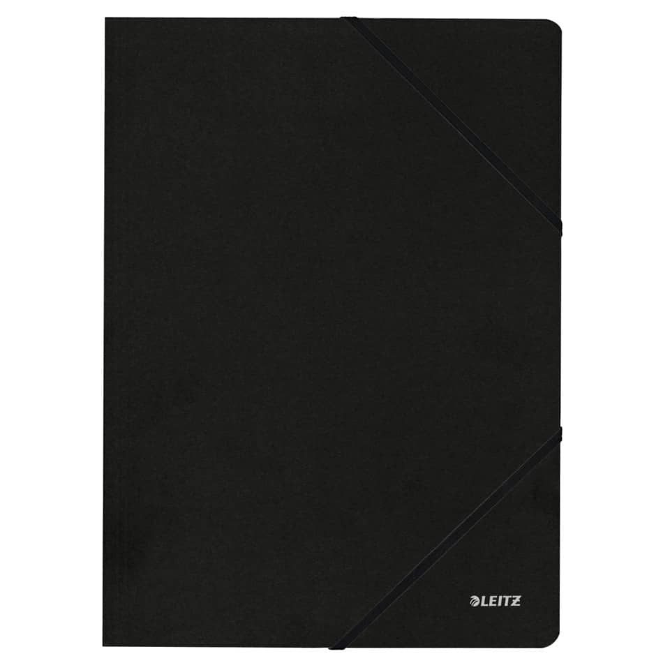 Eckspanner, A4, Füllhöhe 300 Blatt, Pendarec-Karton, schwarz LEITZ 3980-00-95 LEITZ 39800095 Karton 450g