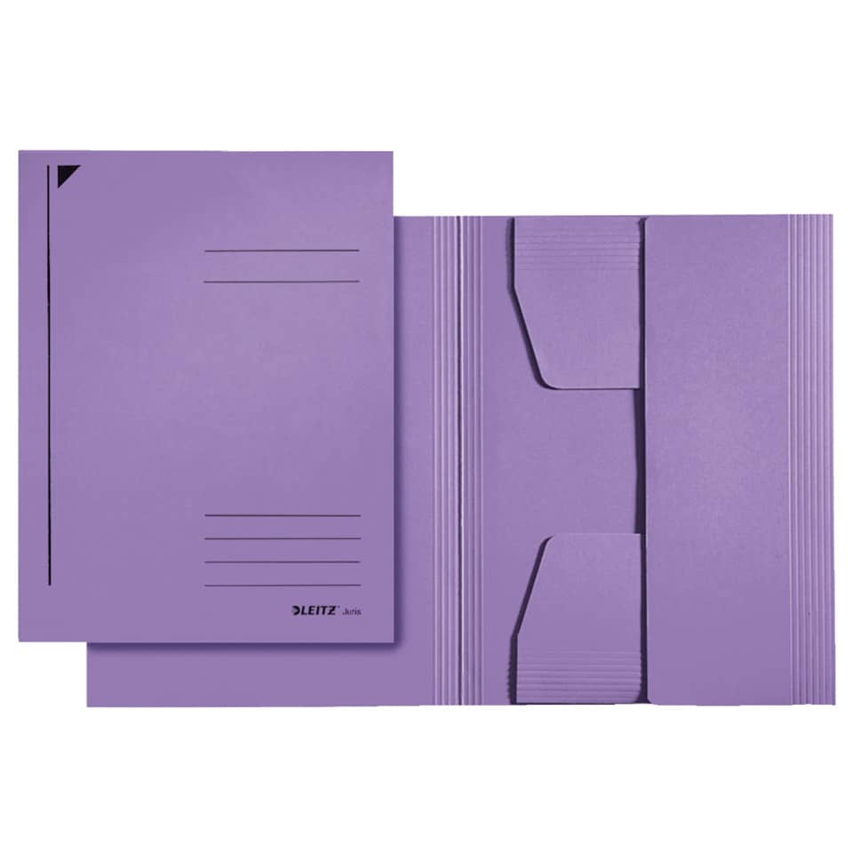 Jurismappe, A4, 430g/m², Karton, violett LEITZ 3924-00-65 LEITZ 39240065 Karton 320g