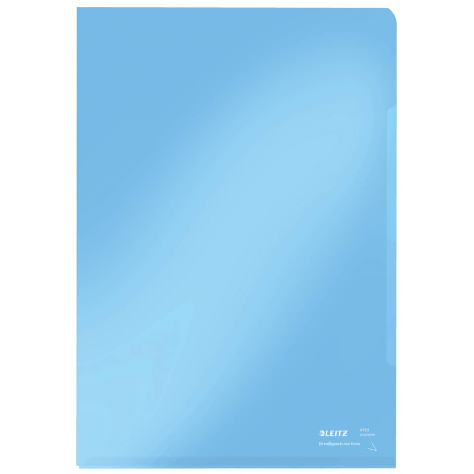 Sichthülle Super Premium, A4, PVC, dokumentenecht, blau LEITZ 4153-00-35 LEITZ 41530035 PVC-Hartfolie
