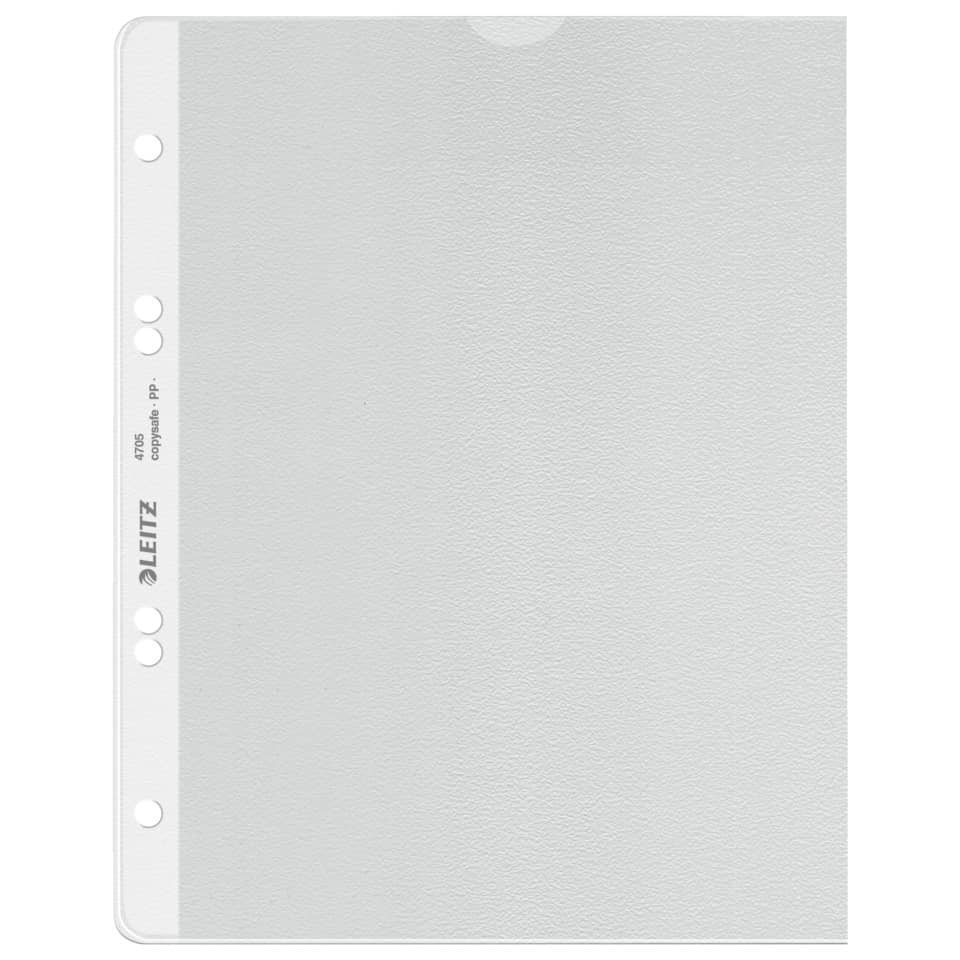 Prospekthülle Extrastark, A5, PP, genarbt, dokumentenecht, farblos LEITZ 4705-00-03 LEITZ 47050003 lose