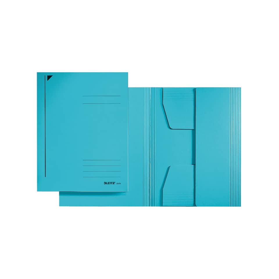 Jurismappe, A5, 430g/m², Karton, blau LEITZ 3925-00-35 LEITZ 39250035 Pendarec-Karton 430g