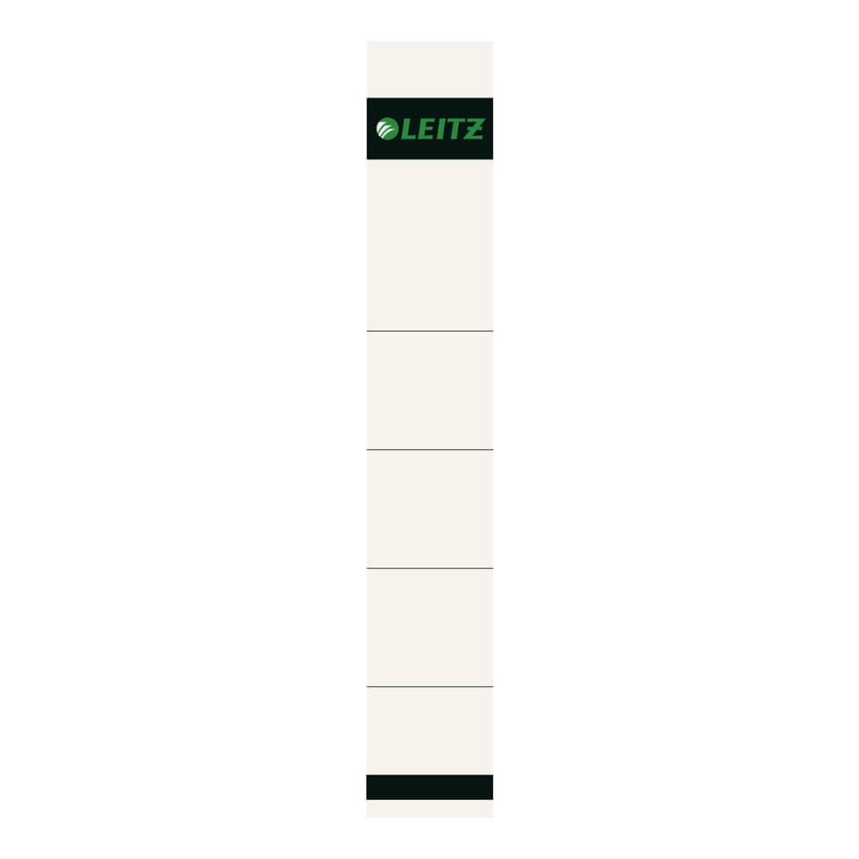 Ordnerrücken-Einsteckschild, 32 x 190 mm, schmal/kurz, 10 Stück, grau LEITZ 1608-00-85 LEITZ 16080085 PG 10ST f.1015