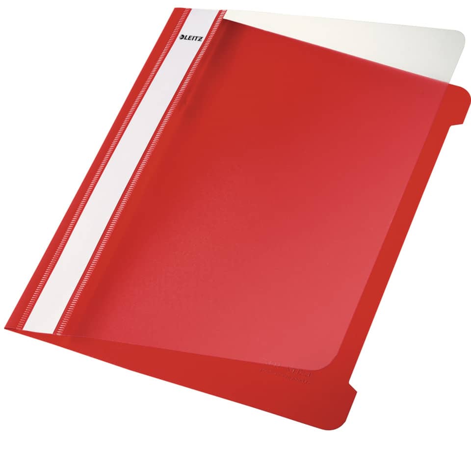 Schnellhefter Plastik, A5, rot LEITZ 4197-00-25 LEITZ 41970025 Plastik