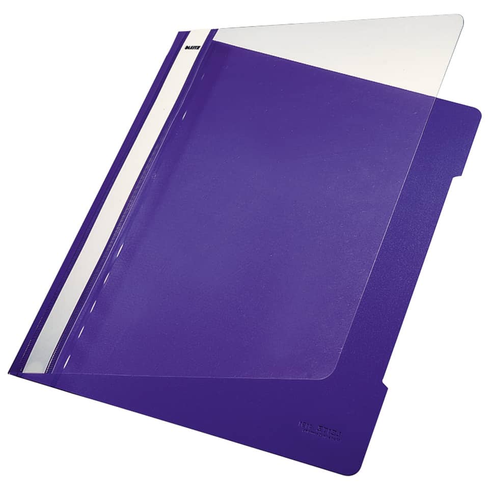 Schnellhefter Plastik, A4, violett LEITZ 4191-00-65 LEITZ 41910065 Plastik