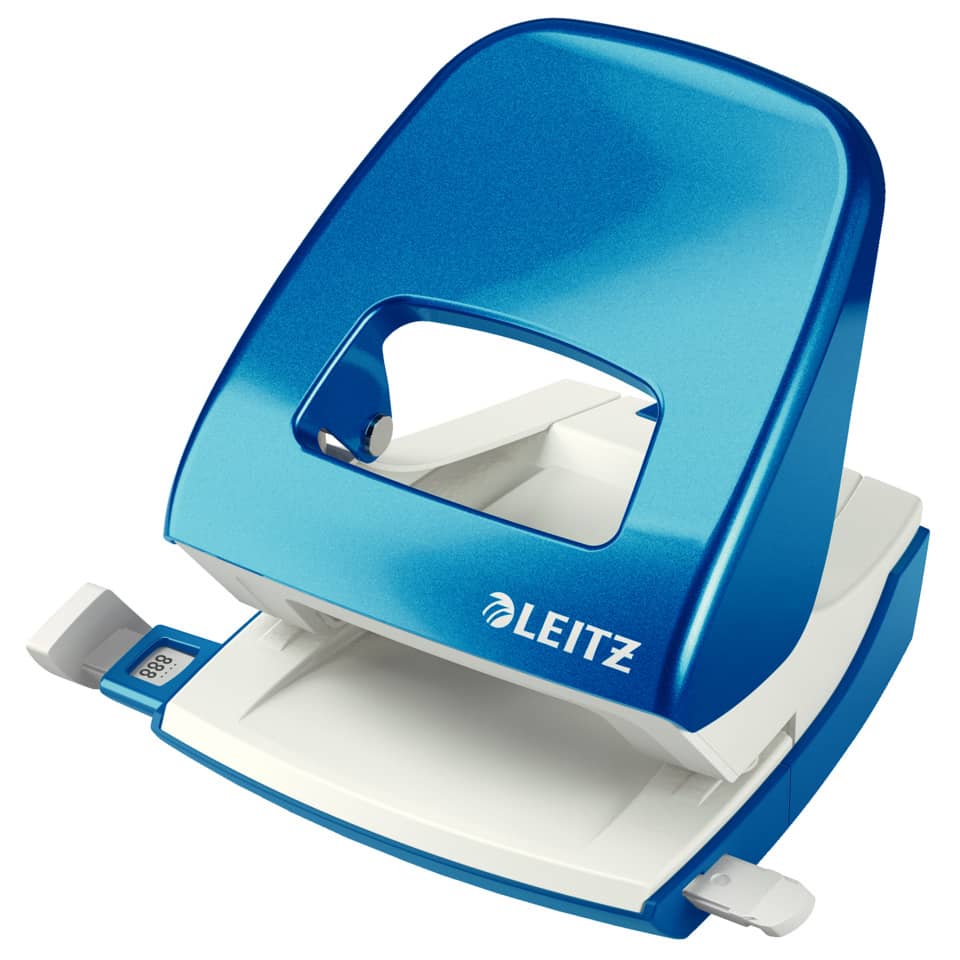 Locher NeXXt Style, 30 Blatt, Anschlagschiene, Metall, blau LEITZ 5008-10-36 LEITZ 5008-10-36 NeXXt