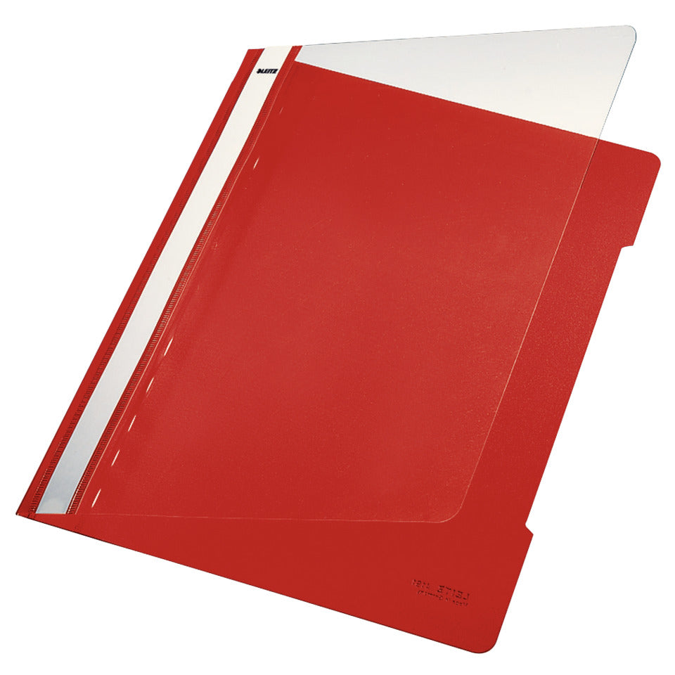 Schnellhefter Plastik, A4, rot LEITZ 4191-00-25 LEITZ 41910025 Plastik