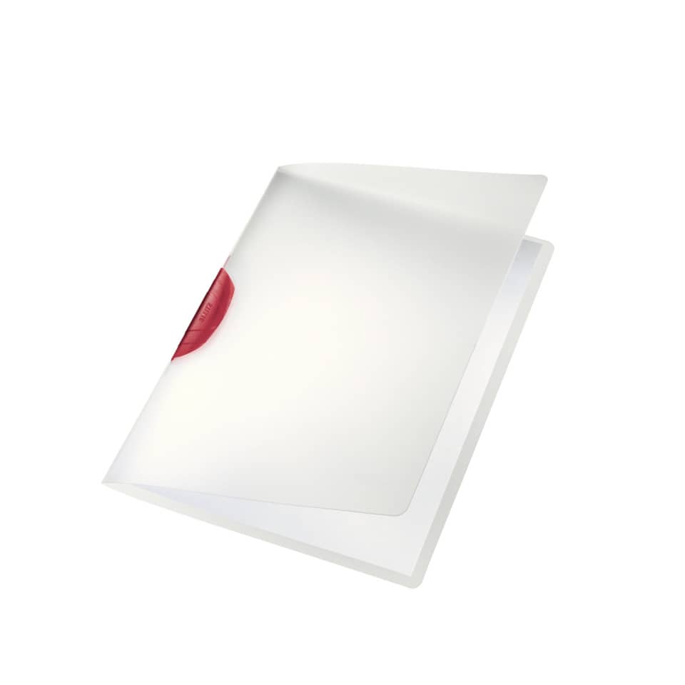 Klemmmappe ColorClip, A4, PP, rot LEITZ 41750025