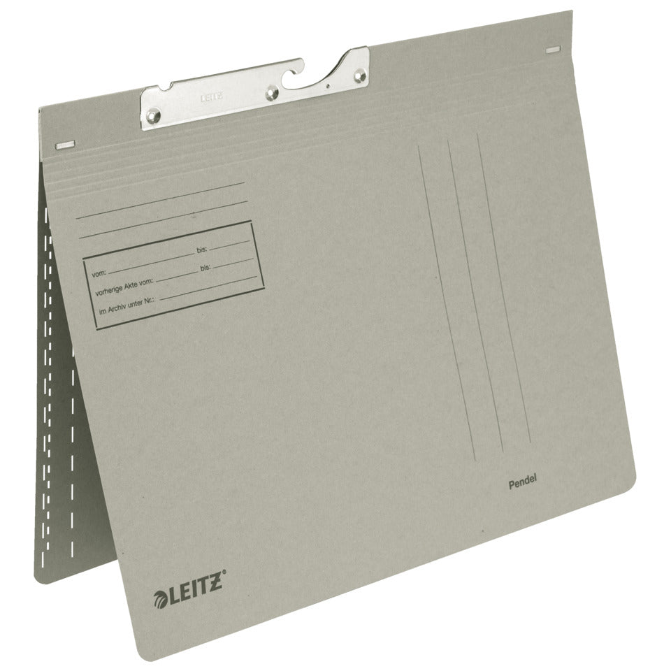 Pendelhefter Combi, kfm. Heftung, A4, 250g/m², grau LEITZ 2014-00-85