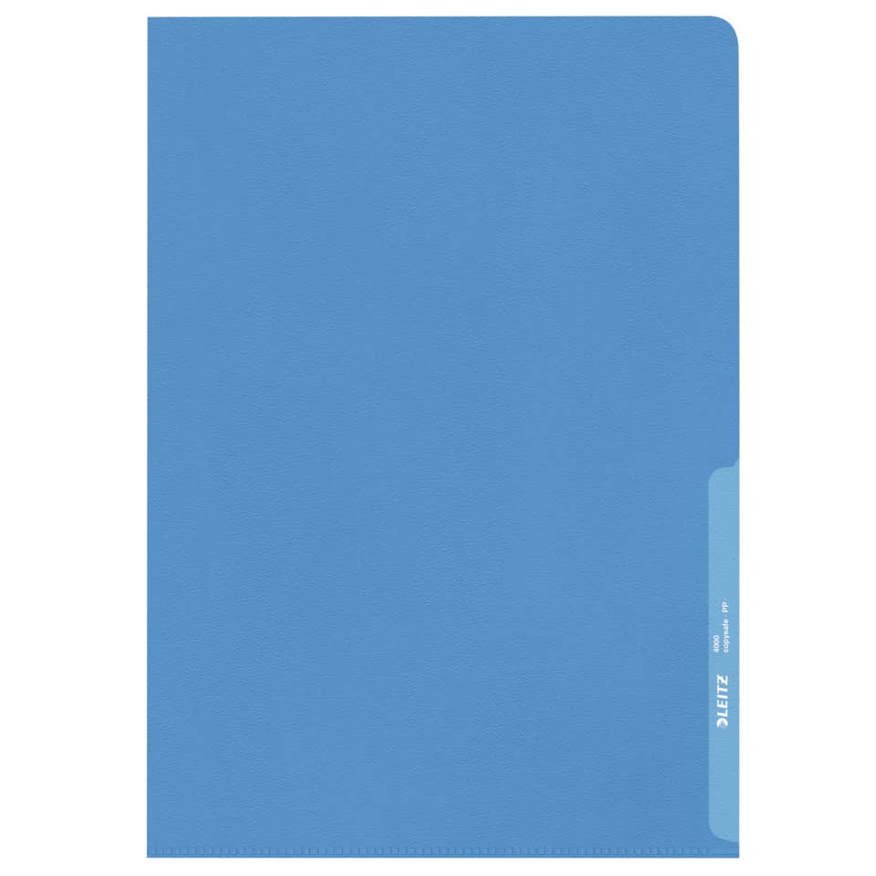 Sichthülle Standard, A4, PP, genarbt, dokumentenecht, blau LEITZ 4000-00-35 LEITZ 40000035 PP
