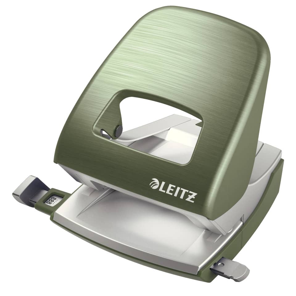 Locher NeXXt Style, 30 Blatt, Anschlagschiene, Metall, seladon grün LEITZ 5006-00-53 LEITZ 5006-00-53 m. AS