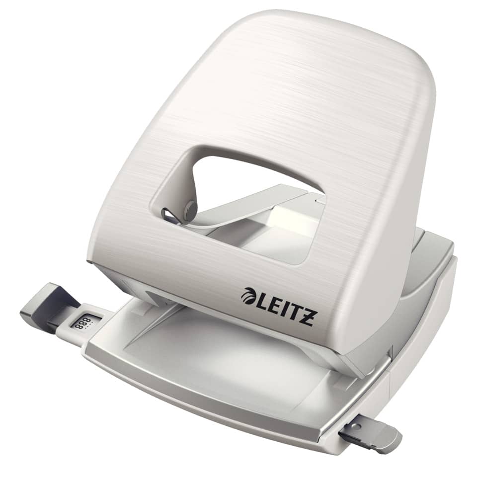 Locher NeXXt Style, 30 Blatt, Anschlagschiene, Metall, arktik weiß LEITZ 5006-00-04 LEITZ 5006-00-04 m. AS