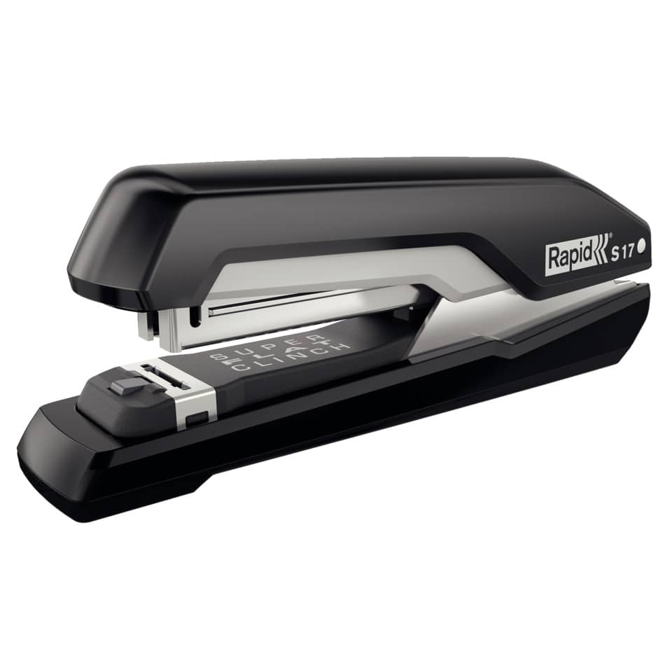 Heftgerät Supreme S17, 30 Blatt, Einlegetiefe 60 mm, schwarz/grau RAPID 5000537 RAPID 5000537  30 Blatt