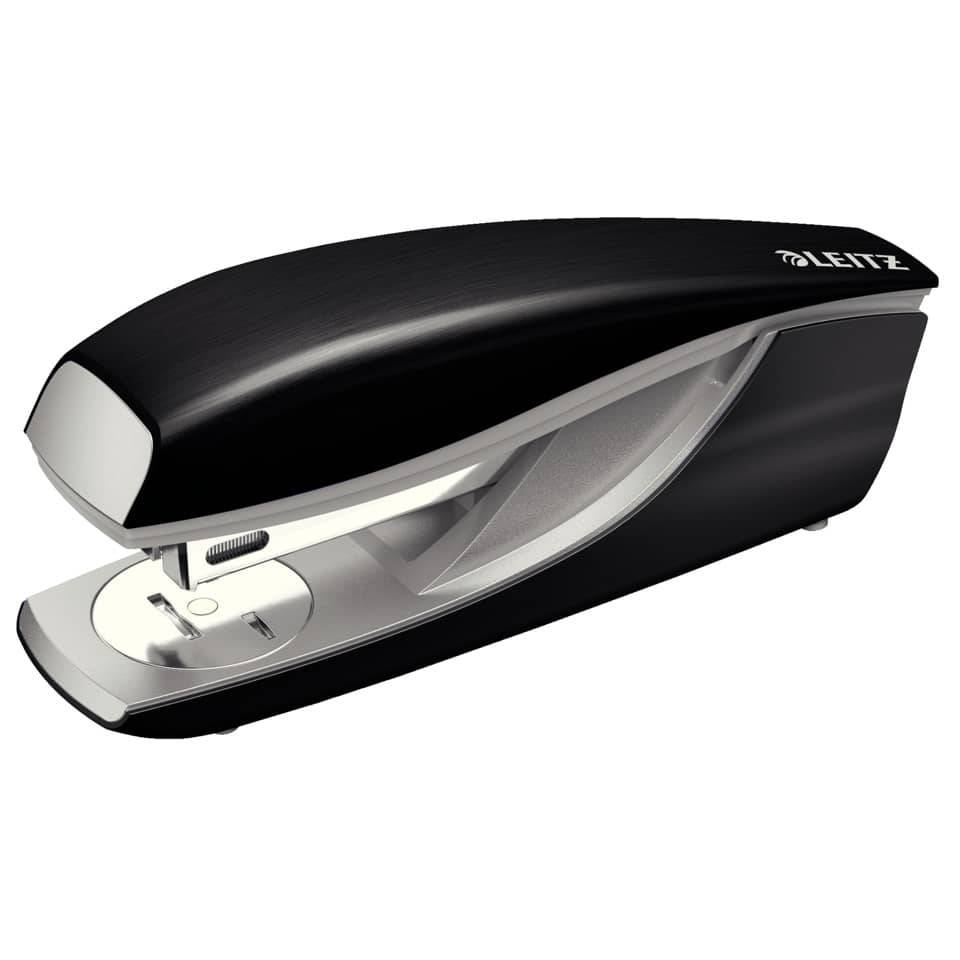 Heftgerät NeXXt Style, 30 Blatt, Einlegetiefe 65 mm, satin schwarz LEITZ 5562-00-94