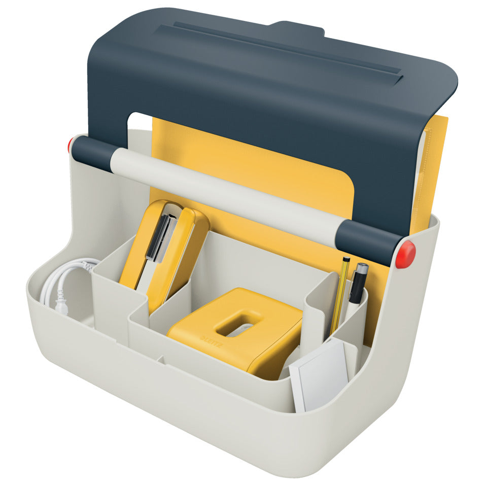 Ablagebox Cosy Mobile, A4, hellgrau/grau LEITZ 6125-00-89 LEITZ 6125-00-89 367mm 196mm