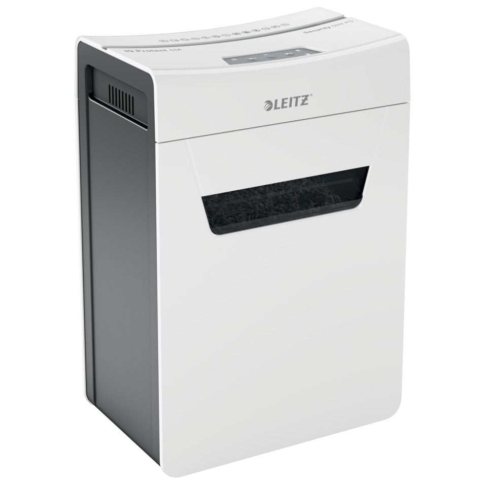 Aktenvernichter IQ Protect Premium 6M P5, Mikro-Partikelschnitt, 6 Blatt, weiß LEITZ 8095-00-00 LEITZ 8095-00-00 6M P5 Mikro