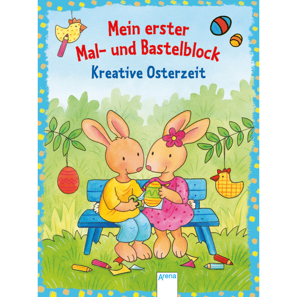 Malbuch+Bilderbuch Ostern, 5 Titel, 11 Exemplare, sortiert ARENA 17139-5 ARENA 17139-5  5Titel 11Ex.
