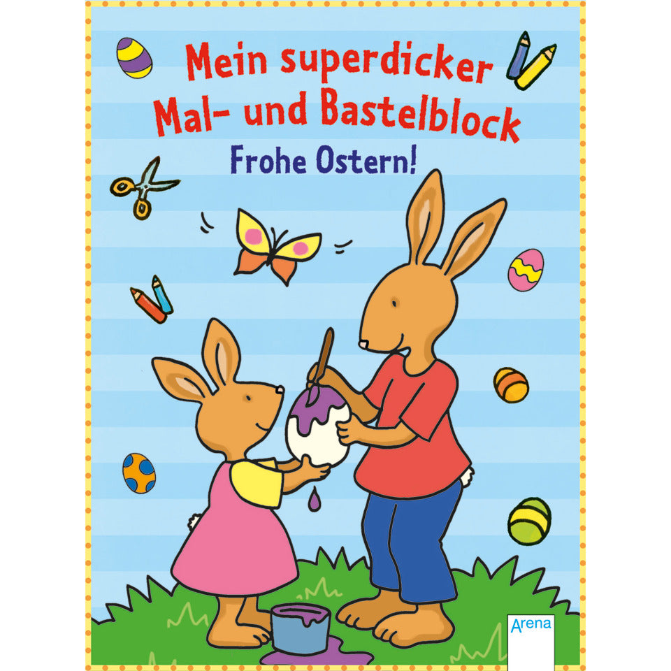 Malbuch+Bilderbuch Ostern, 5 Titel, 11 Exemplare, sortiert ARENA 17139-5 ARENA 17139-5  5Titel 11Ex.