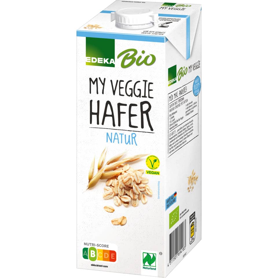 Bio Haferdrink vegan, 1L EDEKA 43915000000
