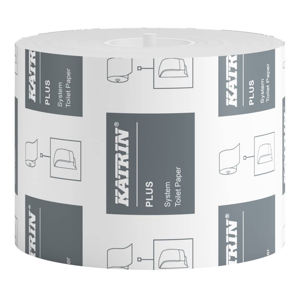 Toilettenpapier Plus System Toilet 800, 2-lagig, 36 Rollen á 800 Blatt, weiß KATRIN 66940