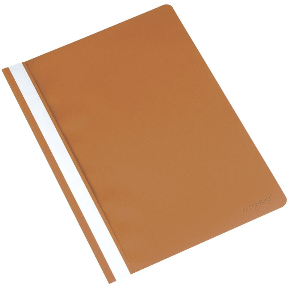 Schnellhefter, A4, Plastik, braun Q-CONNECT KF16555 Q-CONNECT KF16555 400151286 Plastik