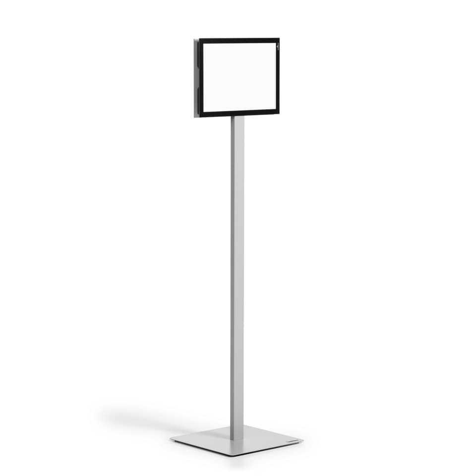 Bodenständer Info Stand Basic, A4, anthrazit/grau DURABLE 501257