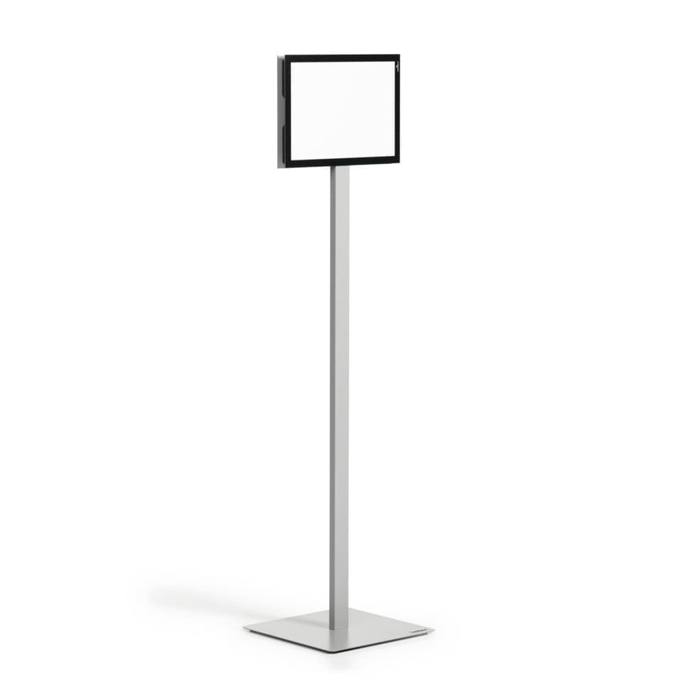 Bodenständer Info Stand Basic, A4, anthrazit/grau DURABLE 501257