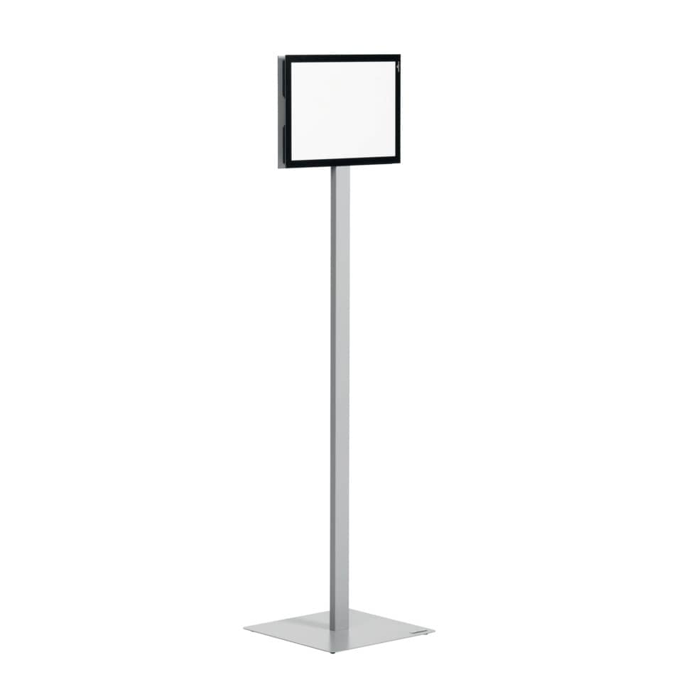 Bodenständer Info Stand Basic, A4, anthrazit/grau DURABLE 501257