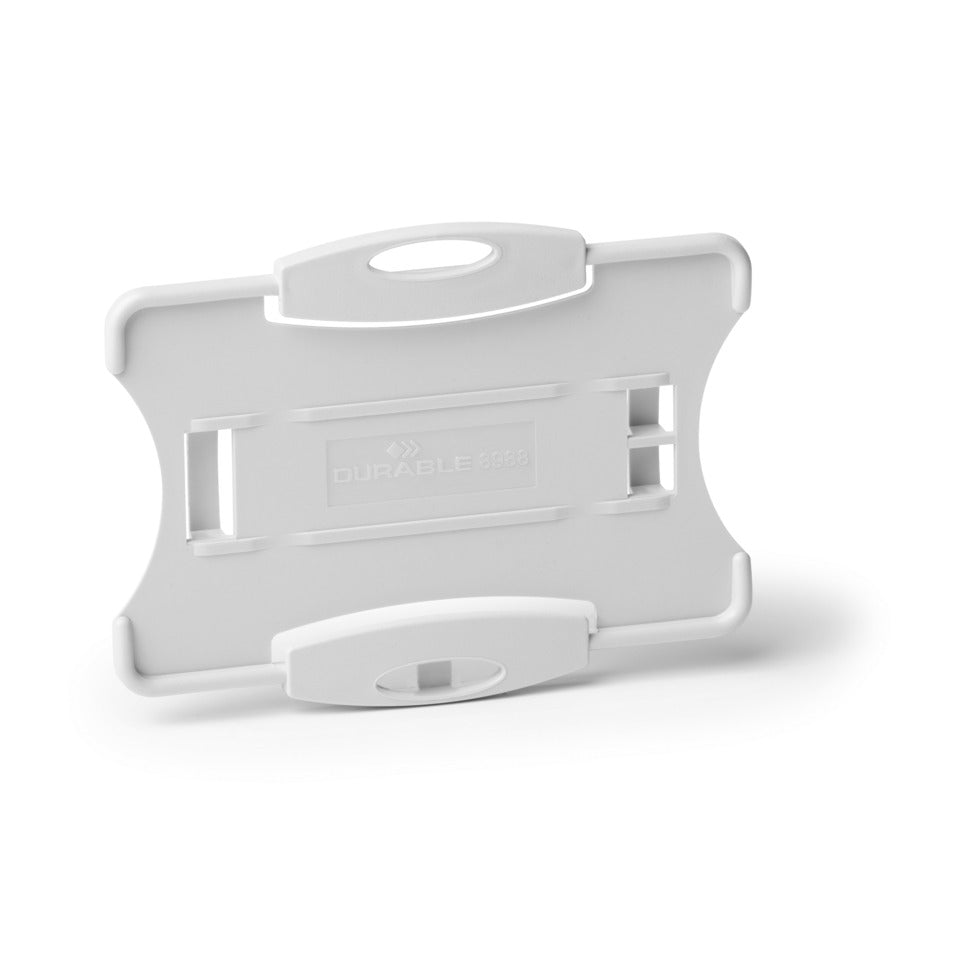 Kartenhalter ECO, für 1 Ausweis, 87 x 57 cm, grau, 10 Stück DURABLE 8988 10 DURABLE 8988 10 ECO 57x87mm