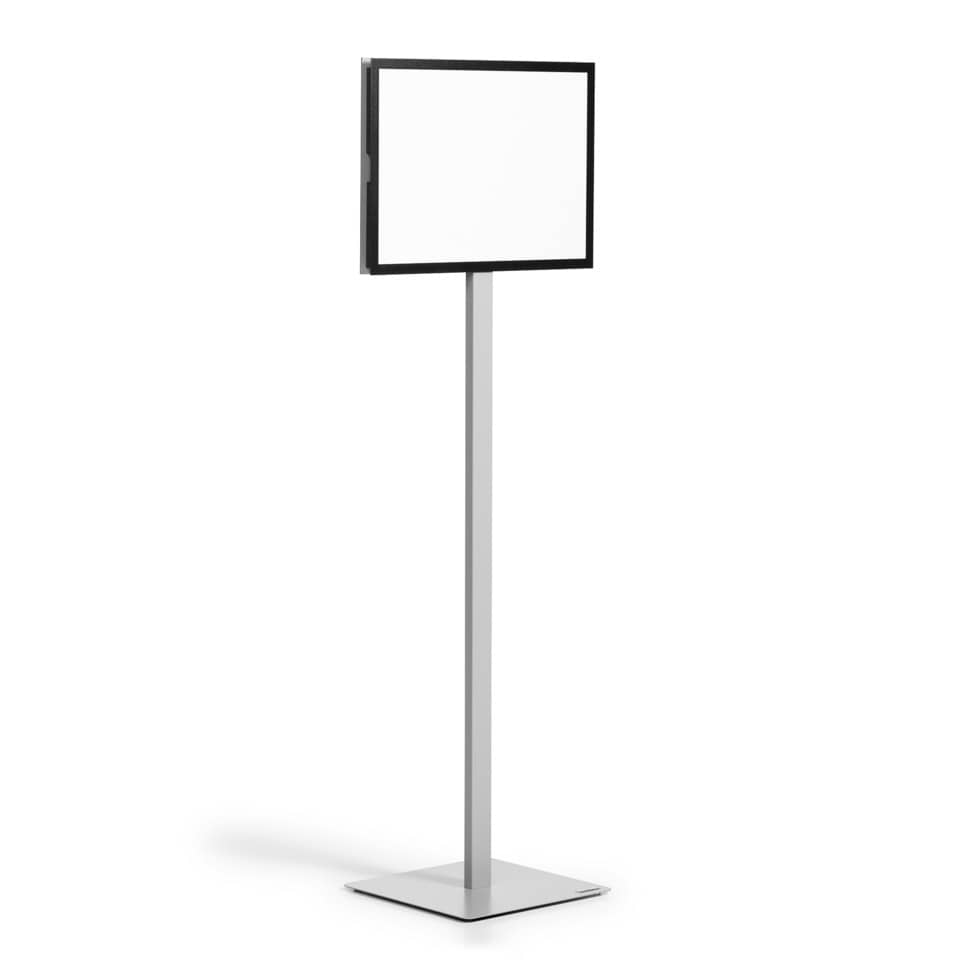 Bodenständer Info Stand Basic, A3, anthrazit/grau DURABLE 501357