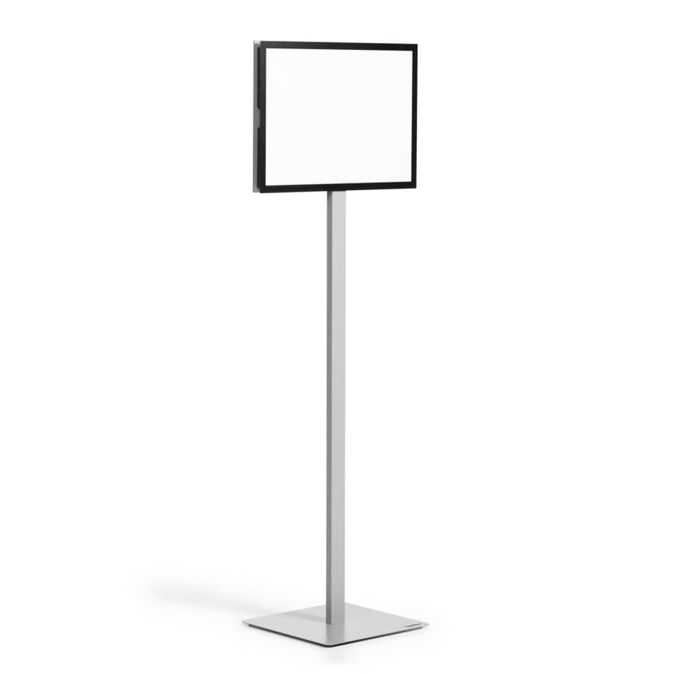 Bodenständer Info Stand Basic, A3, anthrazit/grau DURABLE 501357