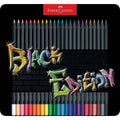Farbstiftetui Black Edition, 24 Stück FABER CASTELL 116425 FABER CASTELL 116425 Metalletui