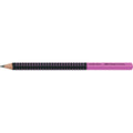 Bleistift Jumbo Grip, HB, schwarz/pink FABER CASTELL 511911 FABER CASTELL 511911 Two Tone