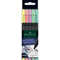 Finelineretui Grip Pastell, 0,4mm, 5 Stück, sortiert FABER CASTELL 151602