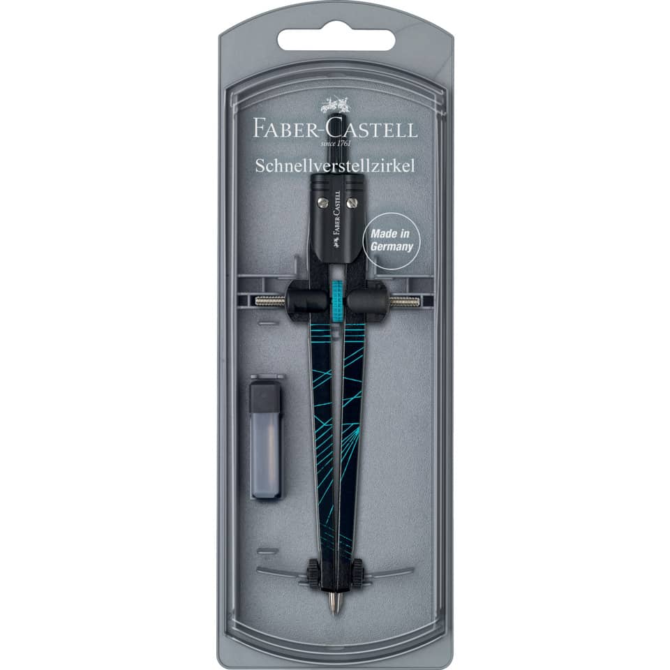 Schnellverstellzirkel Twister, sortiert FABER CASTELL 574482