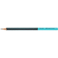 Schulbleistift, HB, schwarz/türkis FABER CASTELL 517012 FABER CASTELL 517012 Two Tone