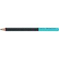 Bleistift Jumbo Grip, HB, schwarz/türkis FABER CASTELL 511912 FABER CASTELL 511912  Two Tone